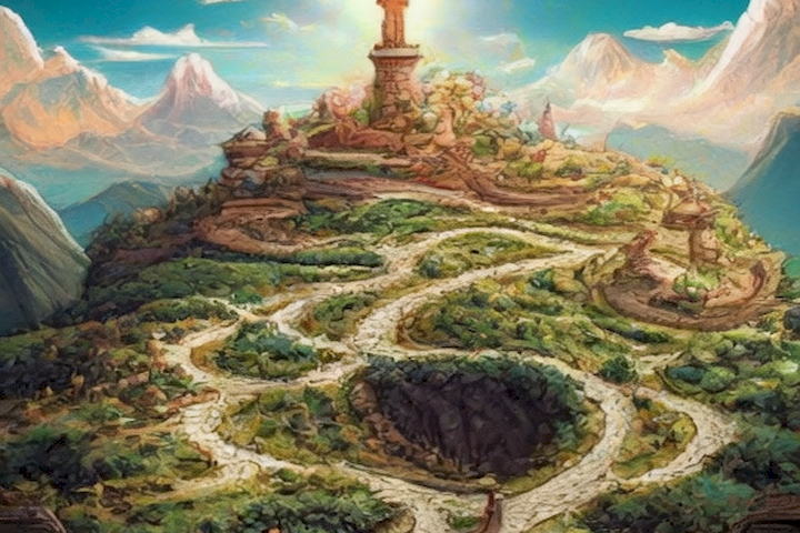 Image should depict a roadmap or outline of the steps involved in establishing real and achievable metas.
