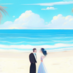 Image of the article should show tips on how to plan a wedding near the beach.
