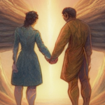 Image should depict a couple holding hands