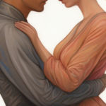 Image should depict a couple embracing and holding hands