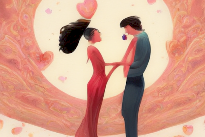 image of the article showcasing the concept of balancing love with oneself and love in a relationship.