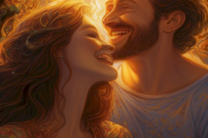 Image should depict the enduring love and passion between two people