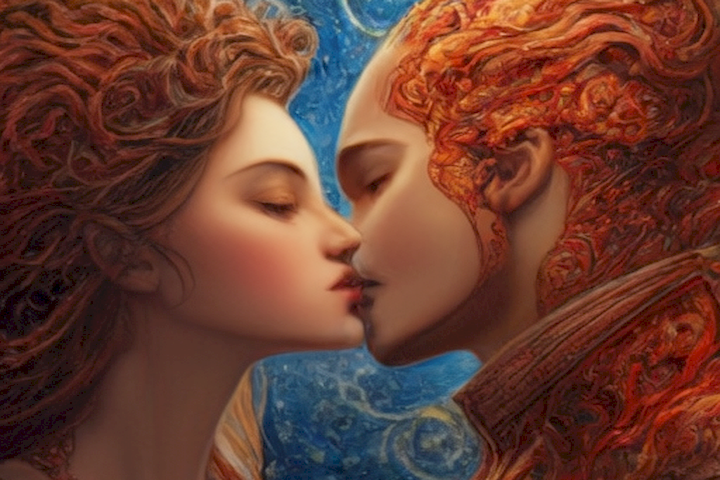 Image should depict the different stages of a relationship and how passion can be sustained over time.