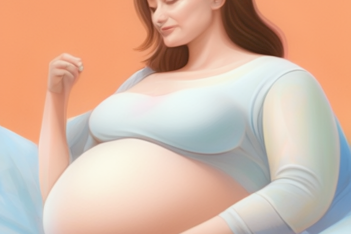 The image should demonstrate practical tips and techniques for preventing pregnancy-related swelling, such as using compression garments, staying hydrated, and avoiding tight clothing.