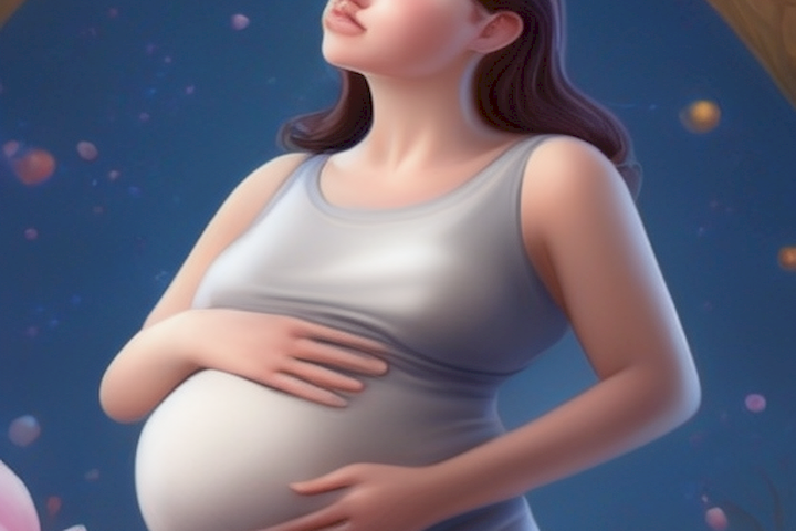 The image should depict a pregnant woman with a variety of helpful tips and strategies for preventing pregnancy-related discomfort.