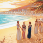 image of a beautifully decorated wedding on the beach