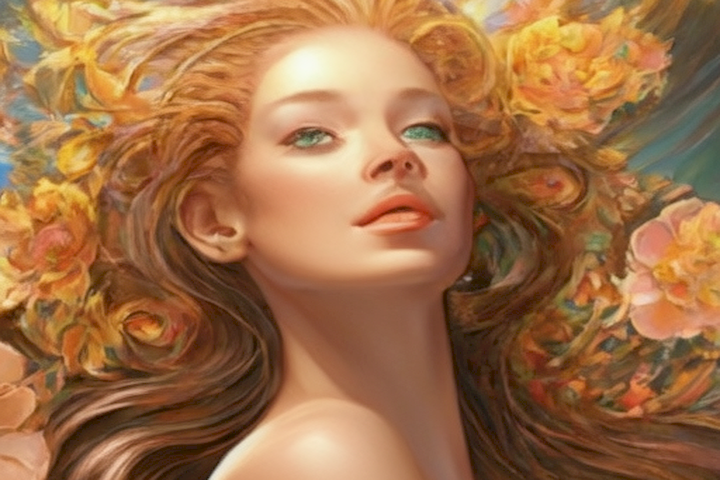 Image should showcase natural beauty and healthy skin with radiant complexion.