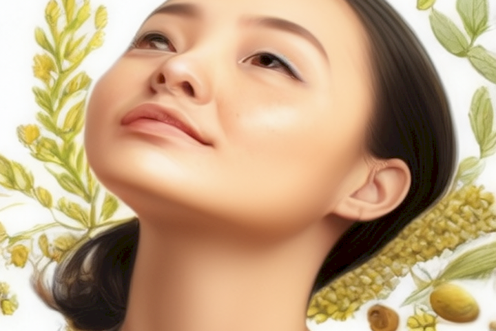 Image should depict various natural remedies and their effectiveness in treating acne.