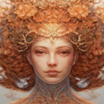 The image should depict a person connecting with themselves and growing as a woman.