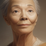 Picture a person's face that has been toned and is free of wrinkles.