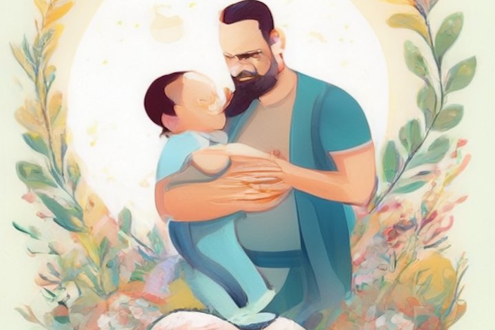 El image of the article should show the diverse ways in which fathers can support and be involved in the pregnancy process.