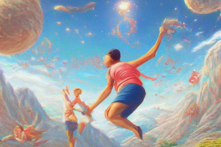 The image of the article should show a person engaging in physical exercise