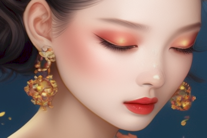 The image should depict a sophisticated and natural makeup look