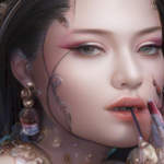 Image should showcase different makeup techniques and tools