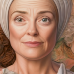 The image should depict the real faces and stories of women living with menopause