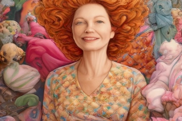image should show the diverse and vibrant lives of women during menopause.