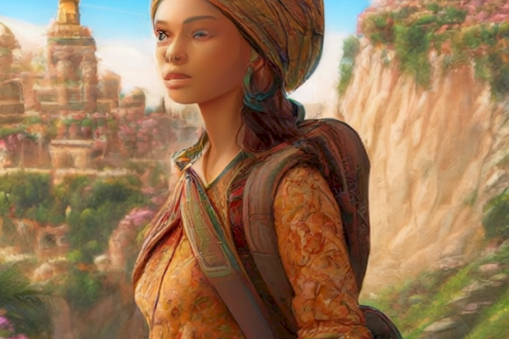 Mujeres viajeras: valientes aventuras explorando el mundo portrays strong