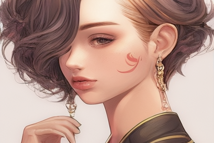 Image should showcase various hairstyles for short hair, emphasizing versatility and adaptability for different occasions.