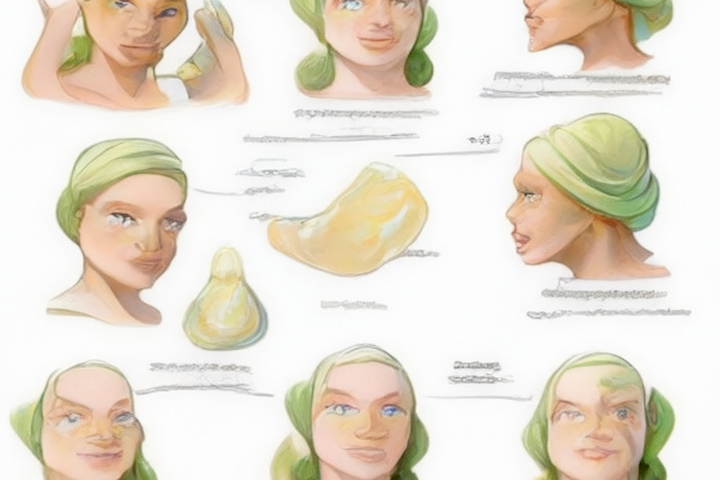 Image of a routine facial routine for combating acne naturally would show a sequence of steps designed to cleanse