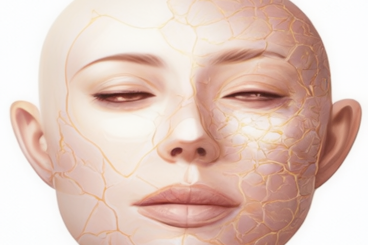 Image of the article should depict the various components of collagen and its impact on the skin's health and appearance.